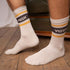 Varis - Tennis Socken aus Biobaumwoll-Mix, Braun/Senf