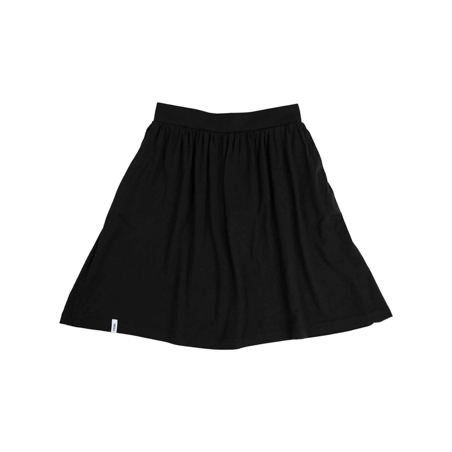 Ve - Kurzer Rock aus Tencel-Mix, Schwarz