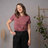 Veli - Crop T-Shirt mit TENCEL™ Lyocell, Malve