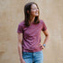 Veli - Crop T-Shirt mit TENCEL™ Lyocell, Malve