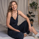 Velicity - Jumpsuit aus Tencel-Mix, Blueberry