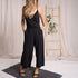 Velicity - Jumpsuit aus Tencel-Mix, Schwarz