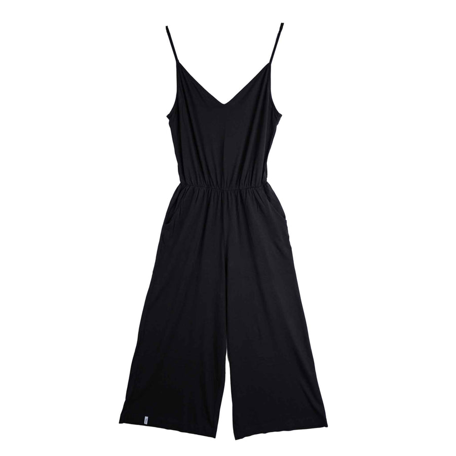 Velicity - Jumpsuit aus Tencel-Mix, Schwarz