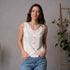 Veline - Button Top mit TENCEL™ Lyocell, Ecru