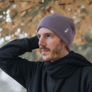 Veo - Classy Beanie aus Biobaumwolle, Lila