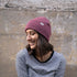 Veo - Classy Beanie aus Biobaumwolle, Beere