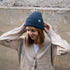 Veo - Classy Beanie aus Biobaumwolle, Blueberry