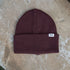 Veo - Classy Beanie aus Biobaumwolle, Weinrot