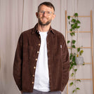 Vinley - Cord Hemd aus Biobaumwolle, Braun