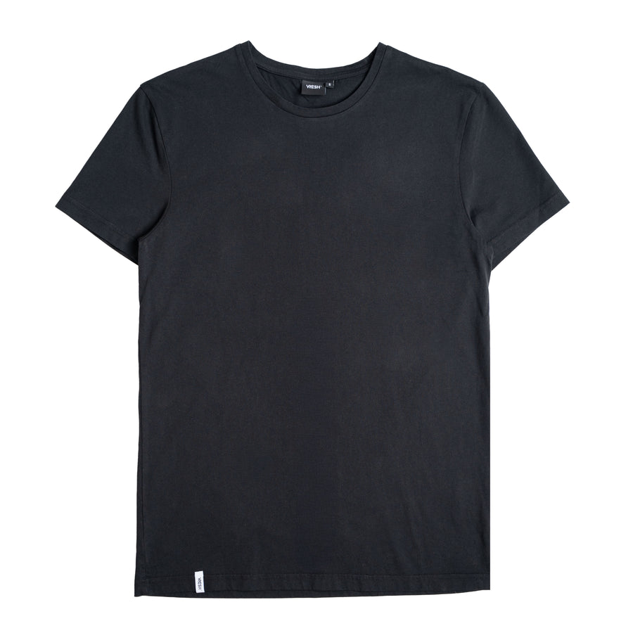 Vinn - Classic Fit T-Shirt aus Biobaumwolle, Schwarz
