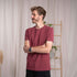 Vinn - Classic Fit T-Shirt aus Biobaumwolle, Burgundy