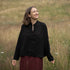 Viver - Oversized Hemd aus TENCEL™ Lyocell, Schwarz