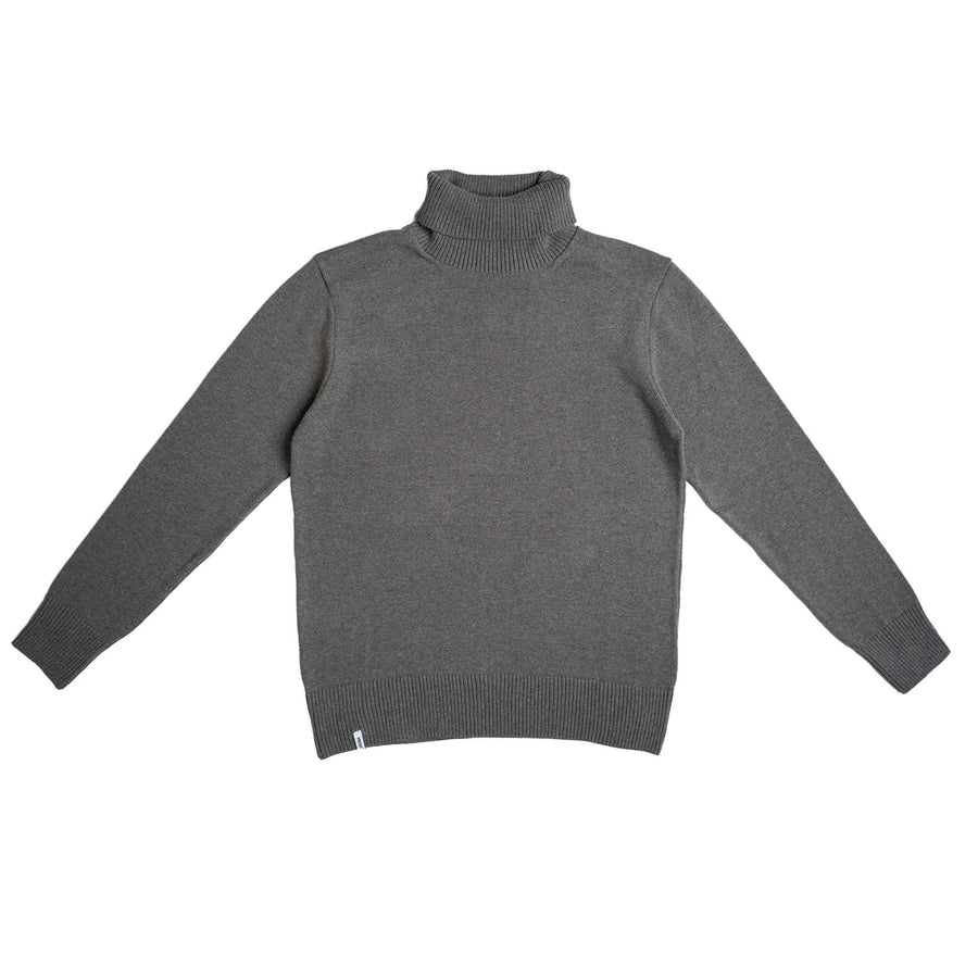 Vlavio - Strickpullover aus Biobaumwolle, Grau