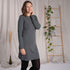 Vlora - Langarmkleid aus Biobaumwolle, Tannengrün