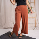 Vloretta - Jersey Culotte aus Tencel-Mix, Clay