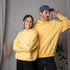 Vorest - Oversized, unisex Hoodie aus Biobaumwolle, Sonnengelb