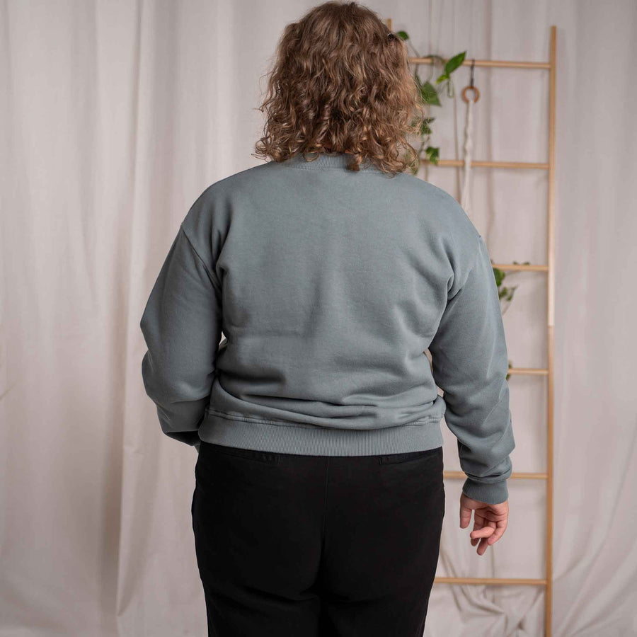 Vrancesca - Sweater aus Biobaumwolle, Balsamgrün