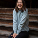 Vrancesca - Sweater aus Biobaumwolle, Eisblau