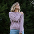 Vrancesca - Sweater aus Biobaumwolle, Flieder