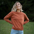 Vrancesca - Sweater aus Biobaumwolle, Rost