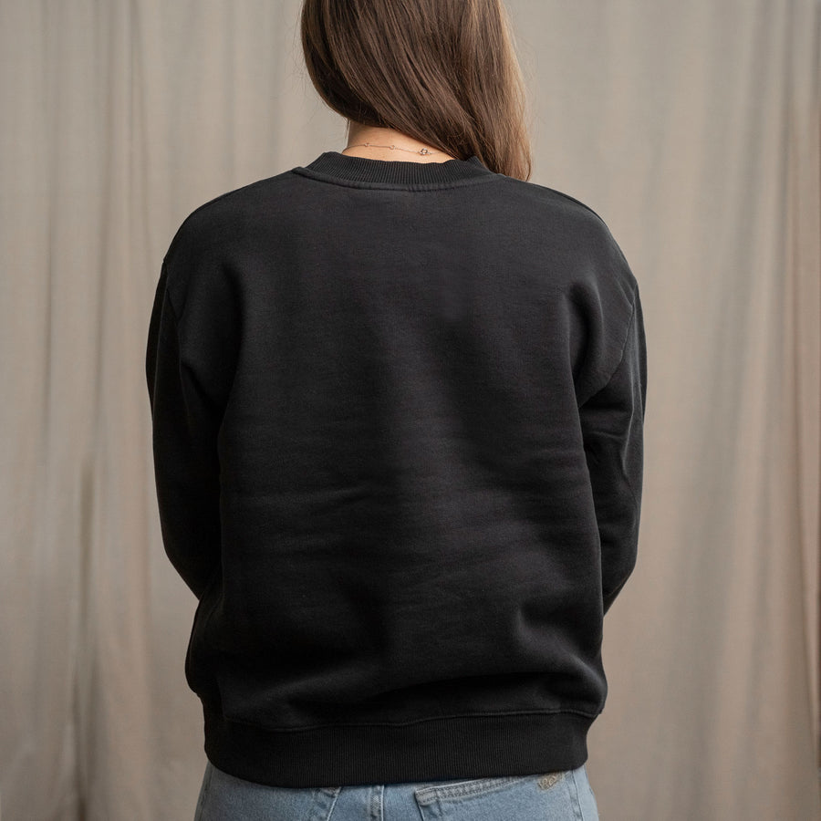Vrancesca - Sweater aus Biobaumwolle, Schwarz