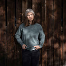 Vrancesca - Sweater aus Biobaumwolle, Balsamgrün