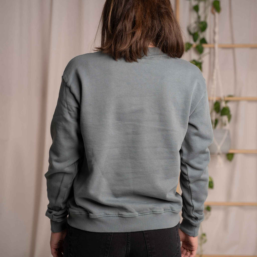Vrancesca - Sweater aus Biobaumwolle, Balsamgrün
