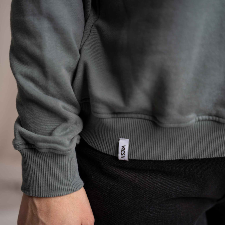 Vrancesca - Sweater aus Biobaumwolle, Balsamgrün