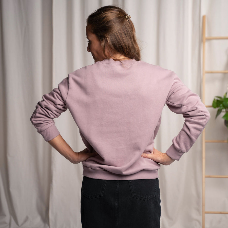 Vrancesca - Sweater aus Biobaumwolle, Flieder
