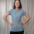 Vranka - T-Shirt aus Biobaumwolle, Hellblau