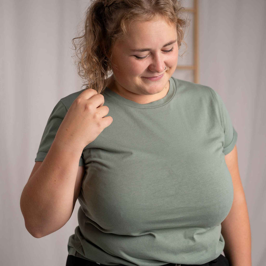 Vranka - T-Shirt aus Biobaumwolle, Hellgrün
