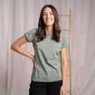 Vranka - T-Shirt aus Biobaumwolle, Hellgrün