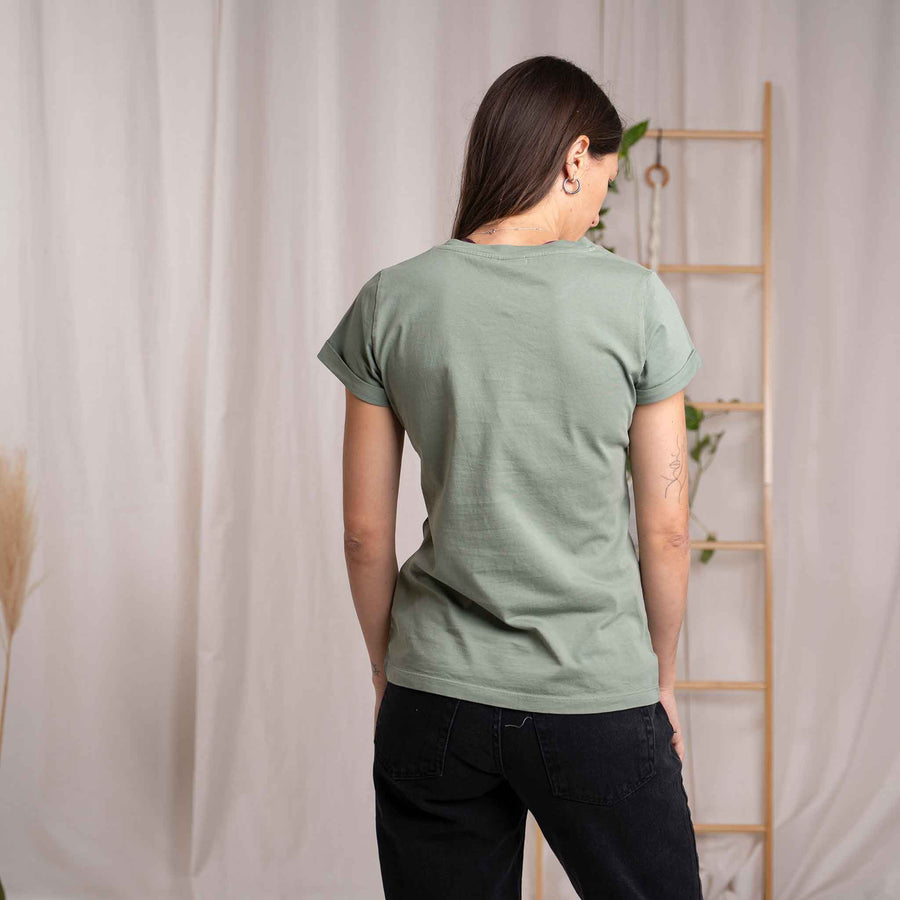 Vranka - T-Shirt aus Biobaumwolle, Hellgrün