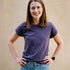 Vranziska - Kimono T-Shirt mit TENCEL™ Lyocell, Aubergine