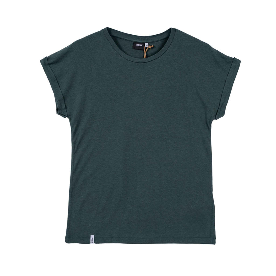 Vranziska - Kimono T-Shirt aus Tencel-Mix, Dunkelgrün