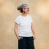 Vranziska - Kimono T-Shirt mit TENCEL™ Lyocell, Ecru