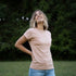 Vranziska - Kimono T-Shirt mit TENCEL™ Lyocell, Nougat