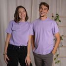 Vred - Oversized unisex T-Shirt aus Biobaumwolle, Lavendel