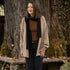 Vreda - Strick Cardigan aus Biobaumwolle, Camel