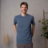 Vreddy - Regular T-Shirt aus Heavy-Jersey Biobaumwolle, Ozeanblau