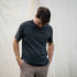 Vreddy - Regular T-Shirt aus Heavy-Jersey Biobaumwolle, Schwarz Washed