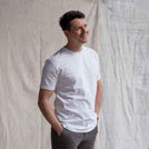 Vreddy - Regular T-Shirt aus Heavy-Jersey Biobaumwolle, Weiß