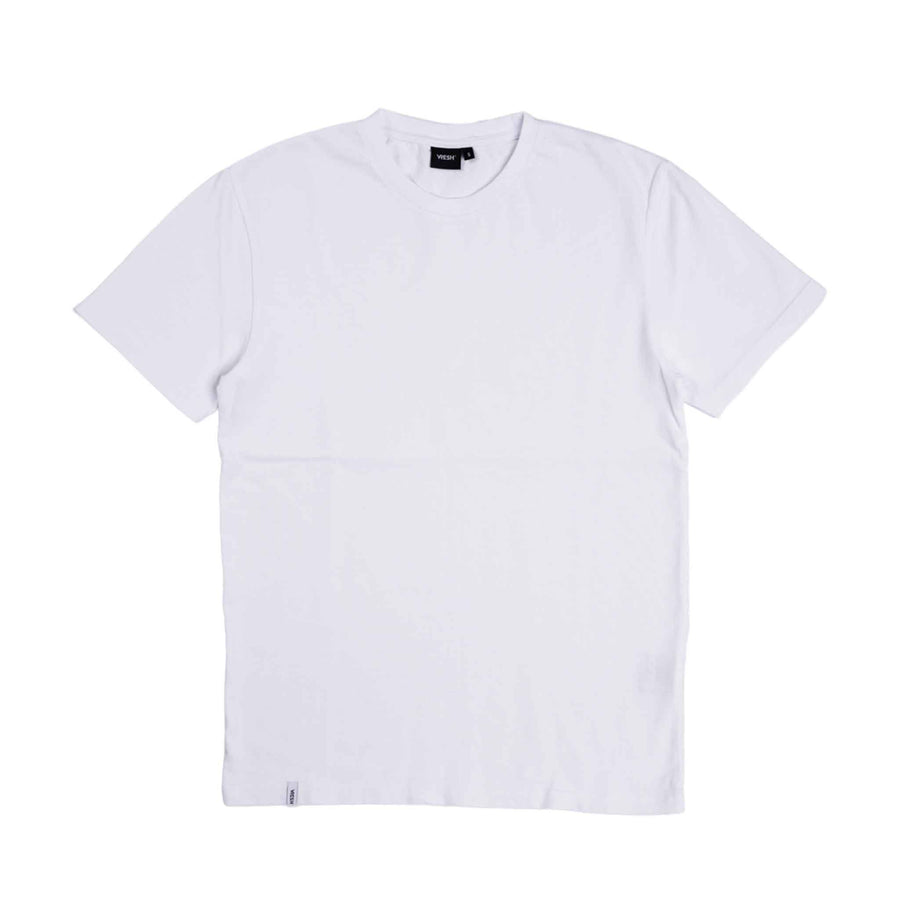 Vreddy - Regular T-Shirt aus Heavy-Jersey Biobaumwolle, Weiß