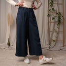 Vreni - Culotte aus Tencel, Navy