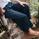 Vreni - Culotte aus Tencel, Navy
