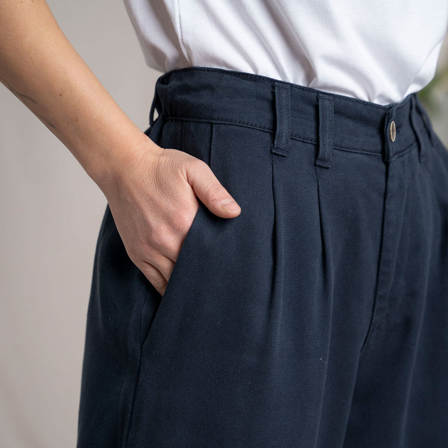 Vreni - Culotte aus Tencel, Navy