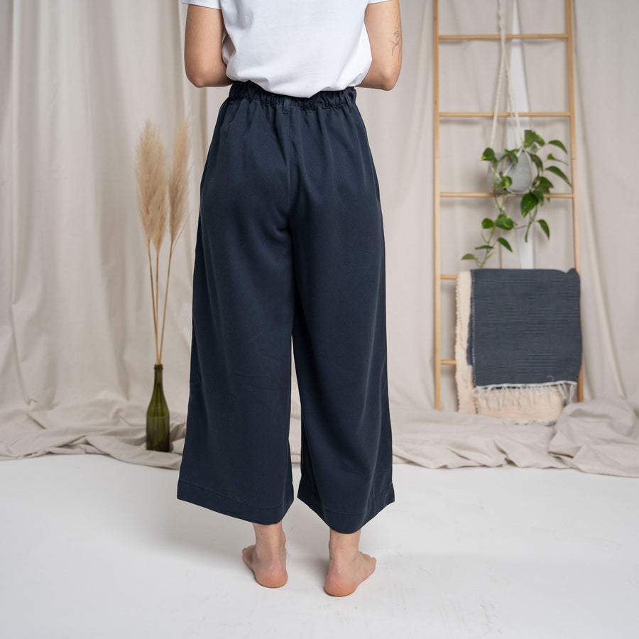 Vreni - Culotte aus Tencel, Navy