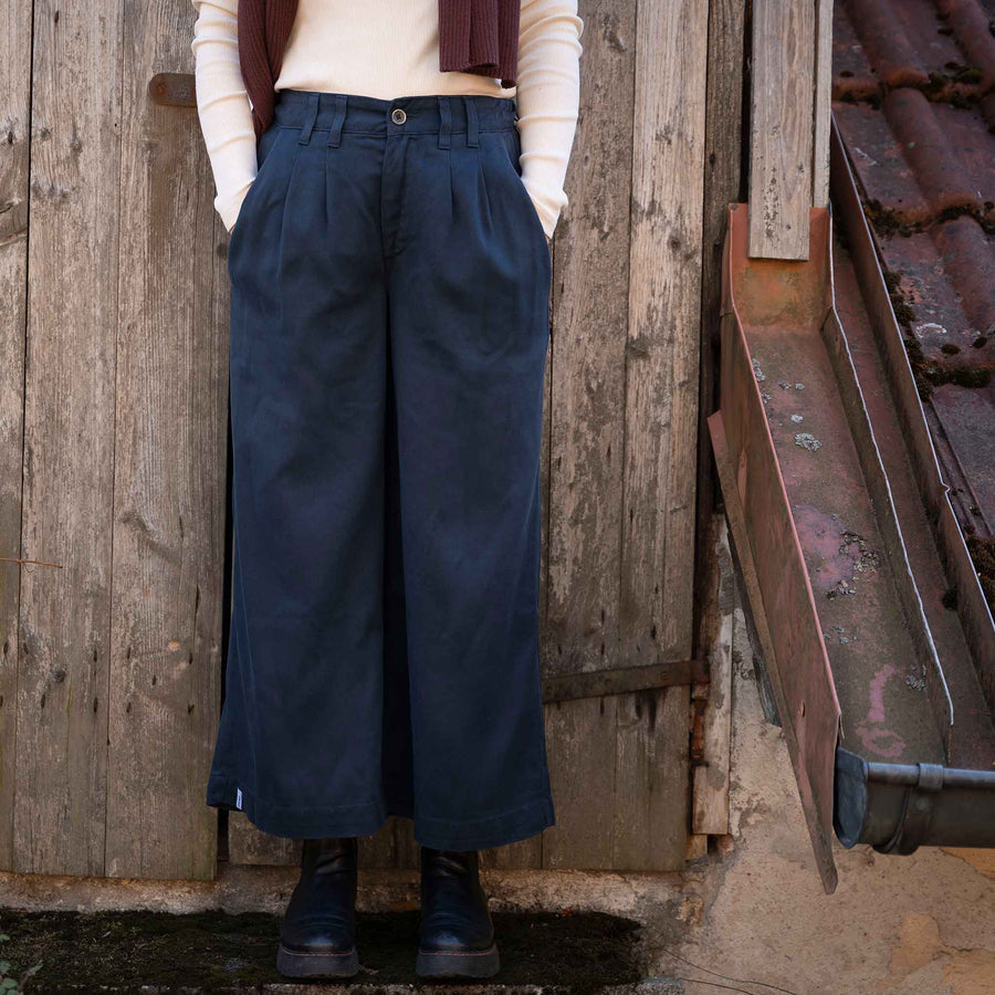 Vreni - Culotte aus Tencel, Navy