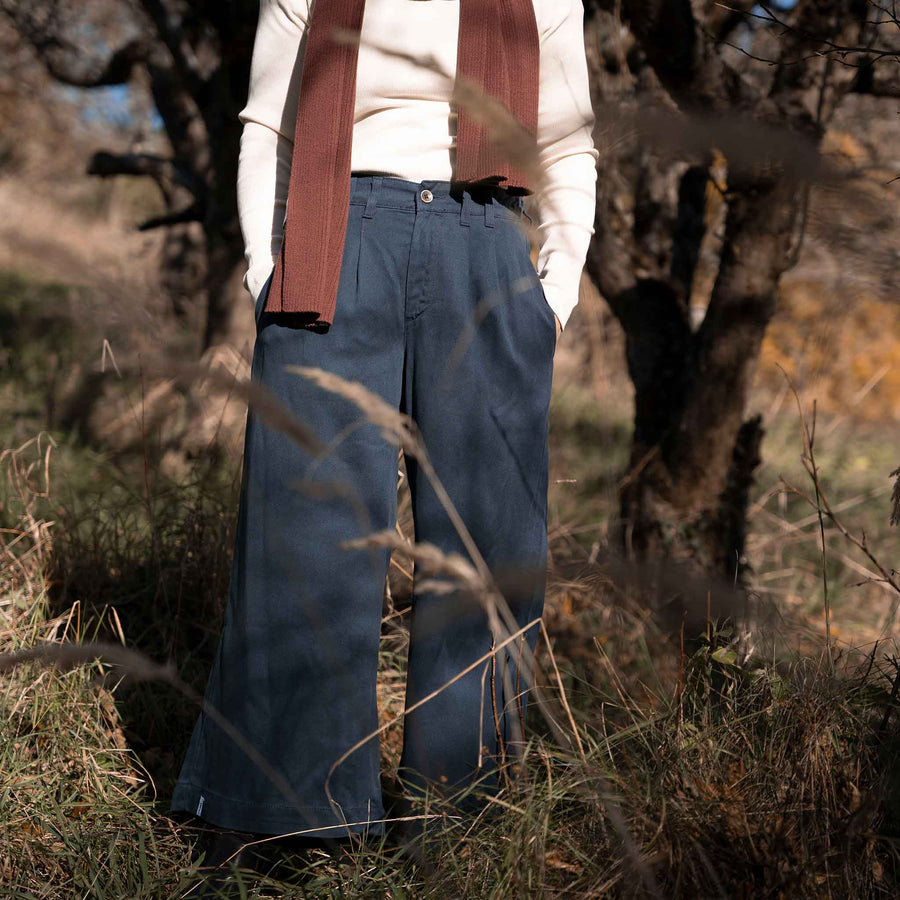 Vreni - Culotte aus Tencel, Navy