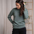 Vrenja - Klassischer Strickpullover aus Biobaumwolle, Grün
